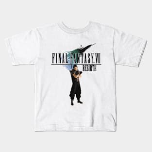 Final Fantasy VII Rebirth Zack Kids T-Shirt